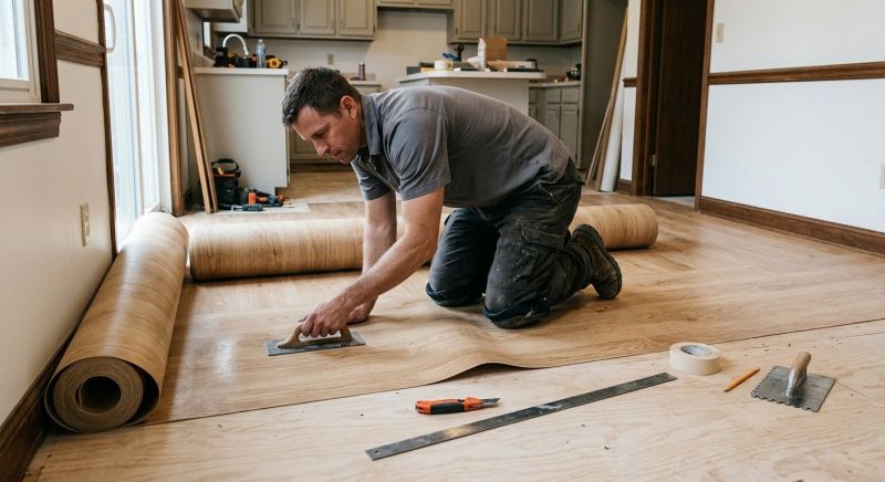 Sheet Flooring Installation in Cincinnati, OH