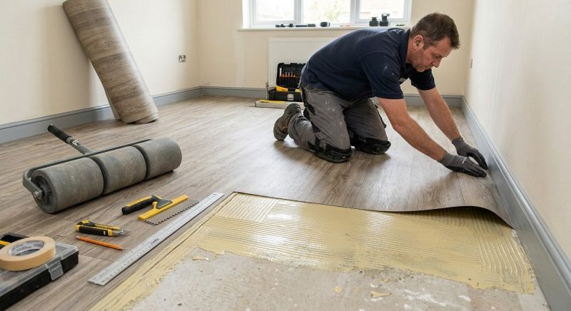 Sheet Vinyl Installation in Gilbert, AZ