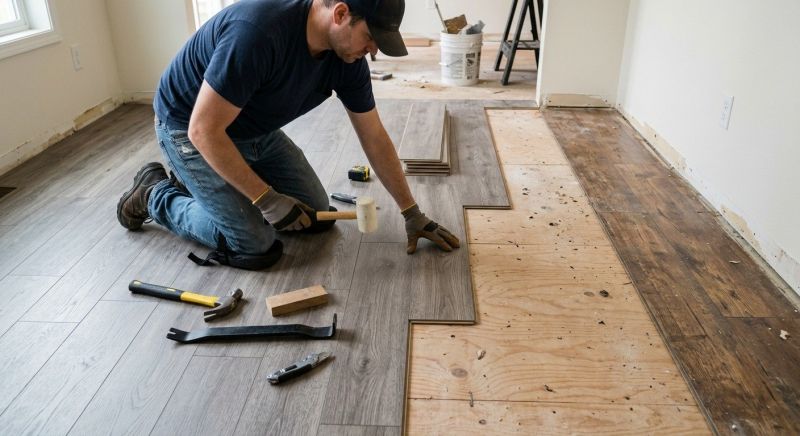 Laminate Floor Remodeling in Manassas, VA