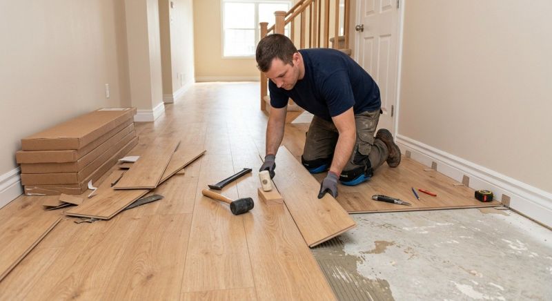 Laminate Floor Replacement in Fredericksburg, VA